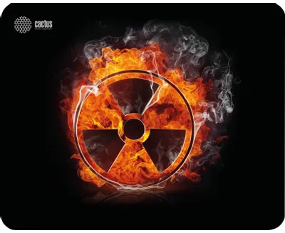 Коврик для мыши Cactus CS-MP-D06 M Radiation 300x250x3мм