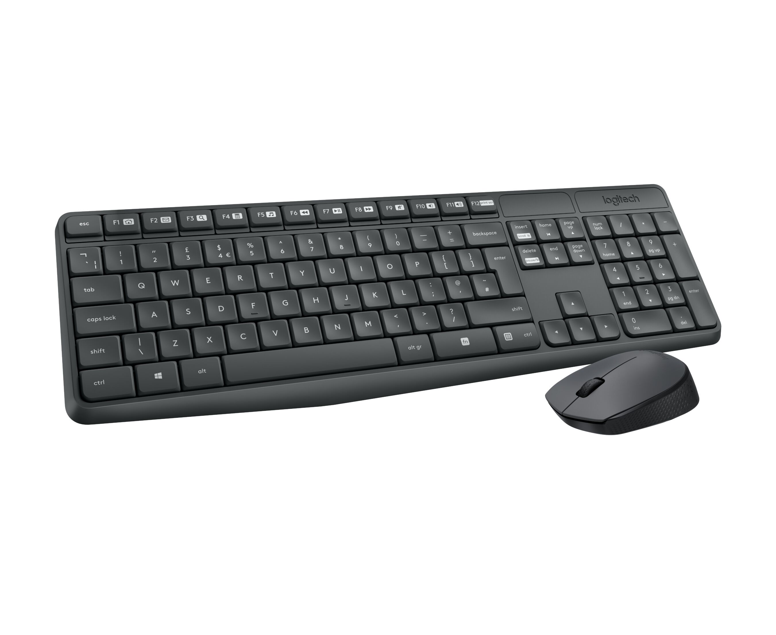 Клав.+ мышь Logitech Wireless Desktop MK235 Grey (920-007948)