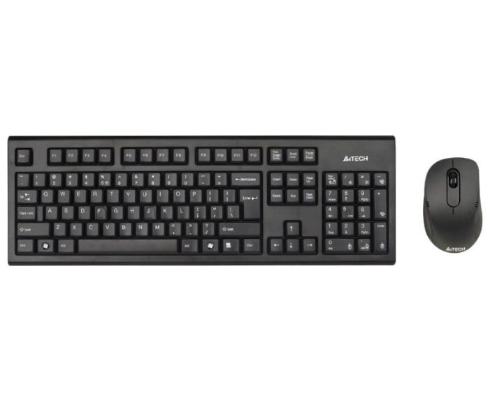 Клавиатура + мышь A4 Tech 7100 N Black, USB