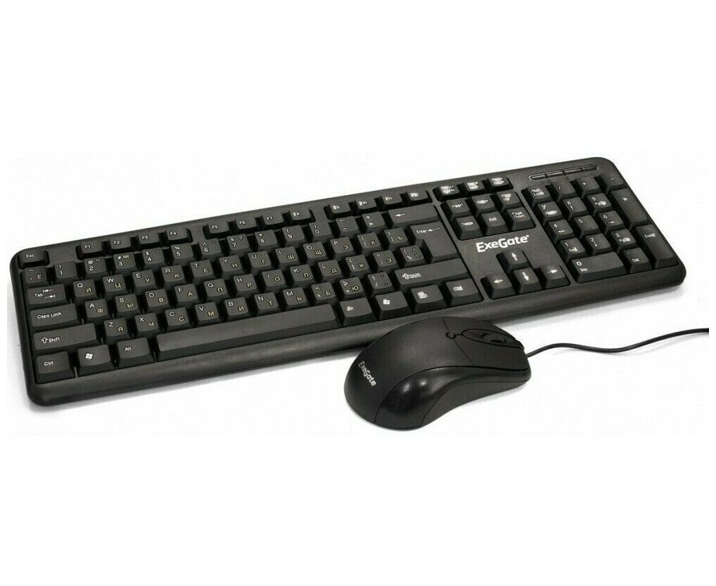 Комплект клавиатура и мышь Exe Gate EX287139 RUS Professional Standard Combo MK120-OEM
