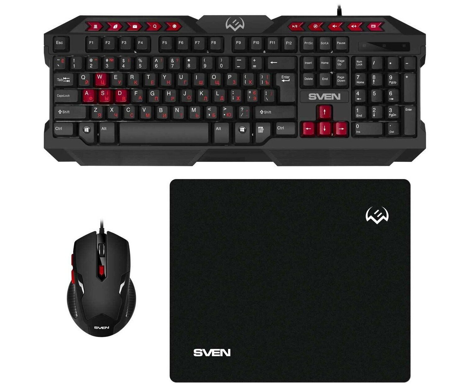 Клавиатура + мышь SVEN GS-9200 (SV-018221) чёрный
