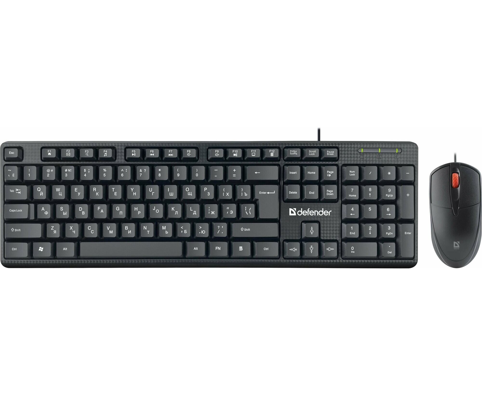 Клавиатура + мышь DEFENDER Line C-511 (45511), черный