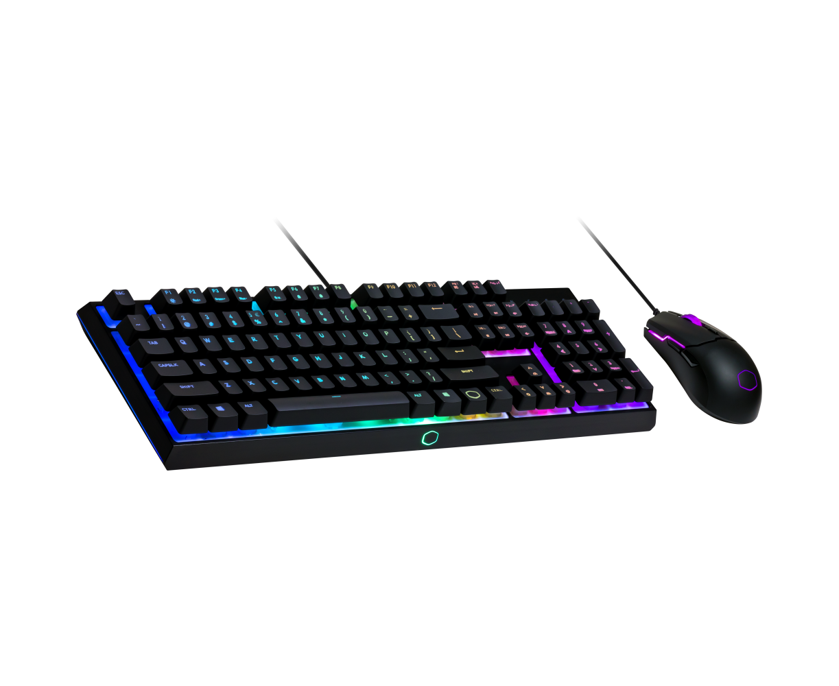 Комплект игровая клавиатура+мышь Cooler Master Keyboard Combo MS110 (MS-110-KKMF3-RU) RU layout Revised