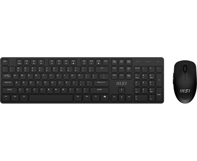 Клавиатура + мышь MSI Forge K200 W Combo MS-8 ZA4 (S11-43 RU304-Y92) клав черный мышь черный