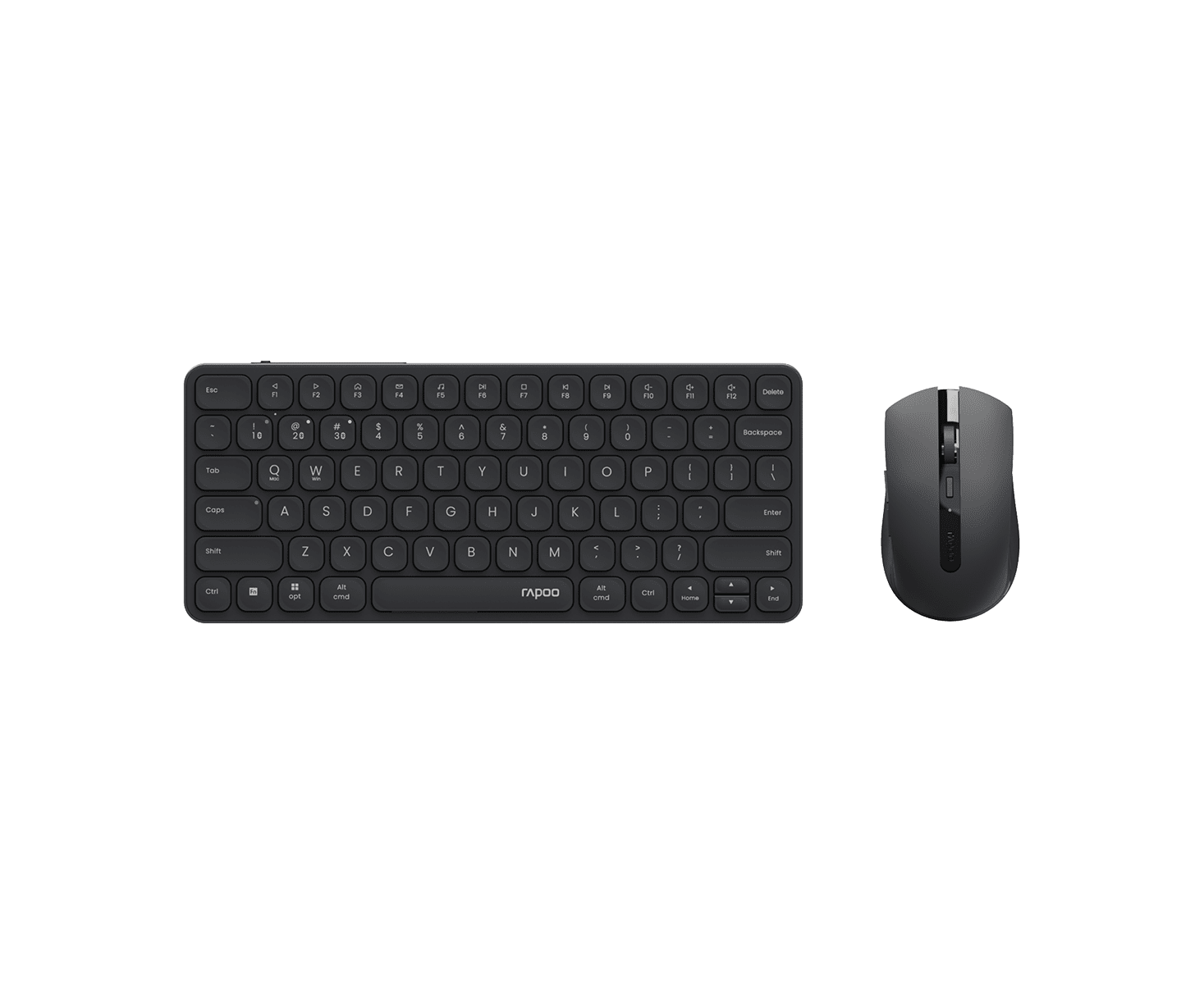 Комплект клавиатура и мышь RAPOO 9050 S Multi-mode Wireless Keyboard & Mouse Combo-rechargable Black