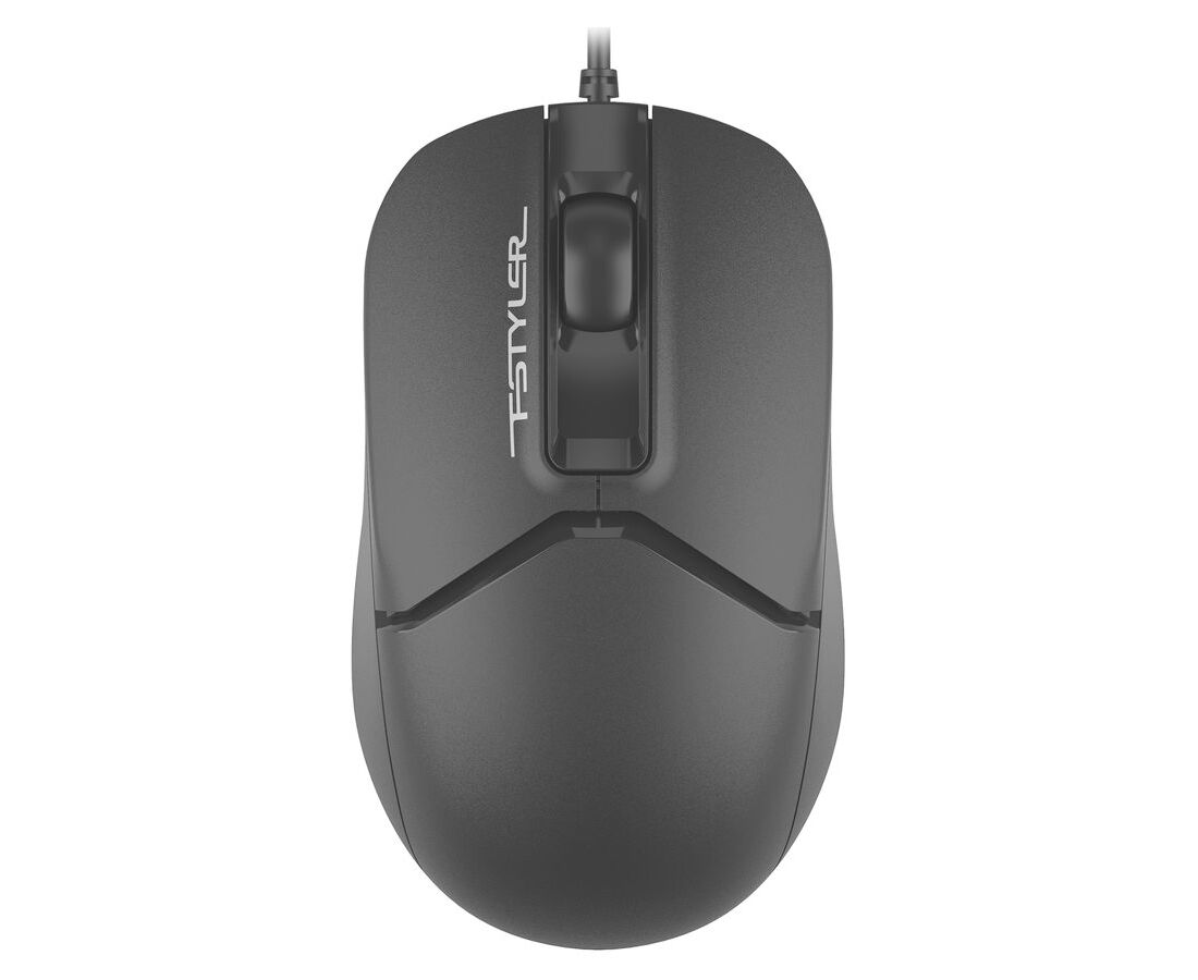 Мышь A4 Tech Fstyler FM12 черный оптич. 1200dpi USB 3but (FM12 BLACK)