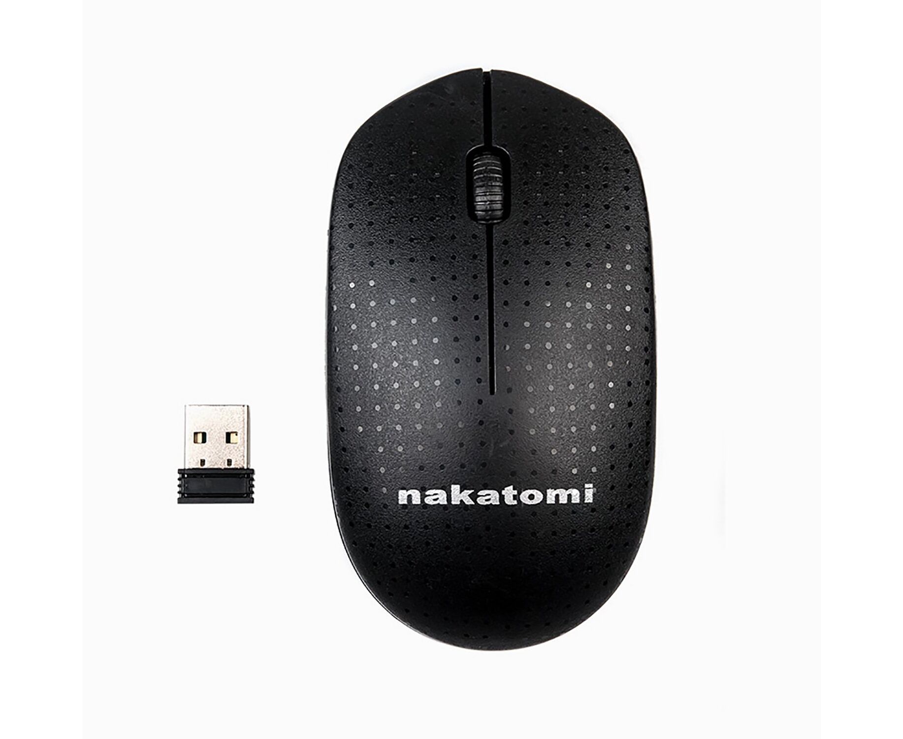 Мышь оптическая беспроводная Nakatomi Navigator MRON-02 U (black)