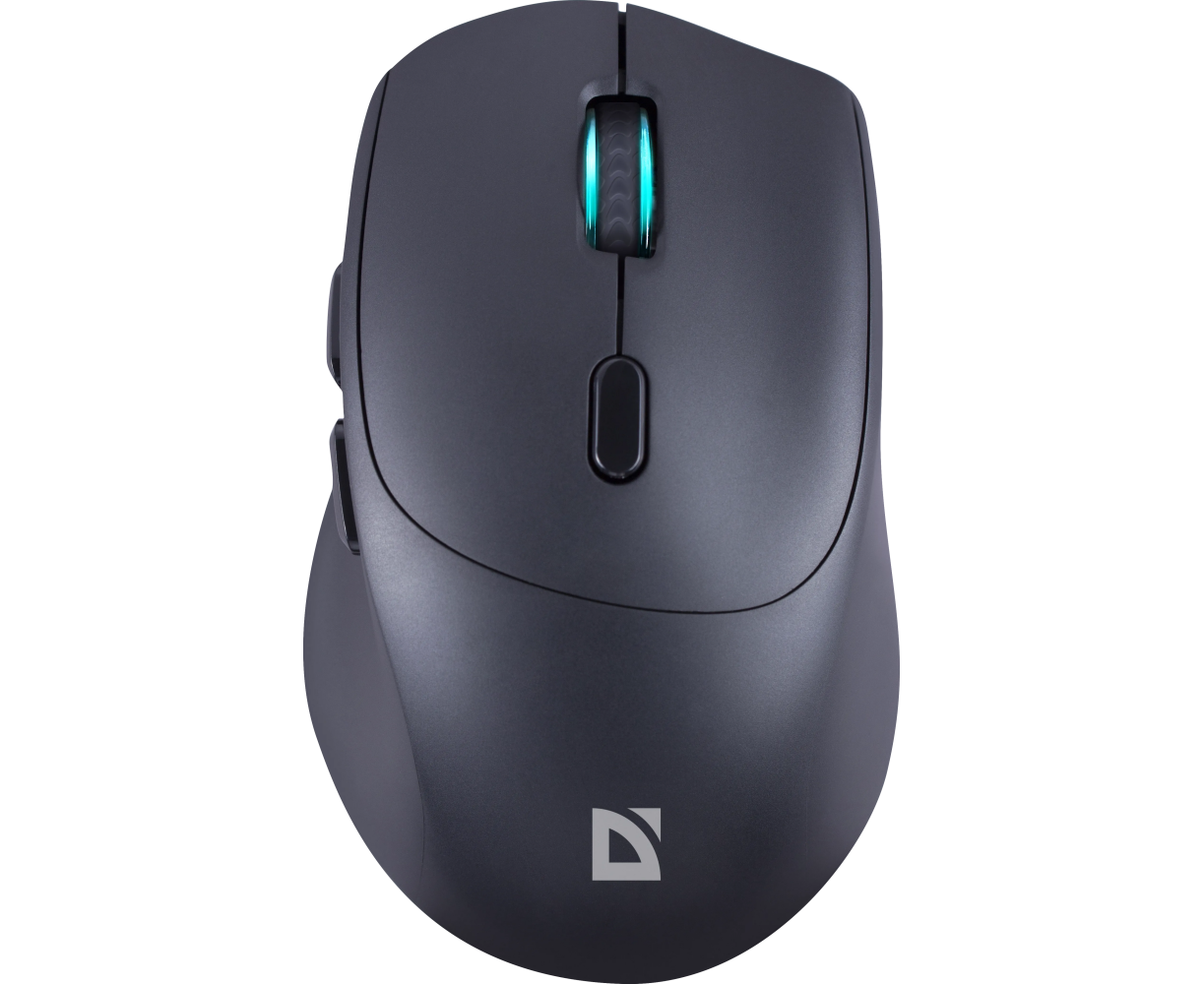 Мышь беспроводная оптическая DEFENDER Effect X MS-095 черный,6 D,800-1600dpi,бесшумн