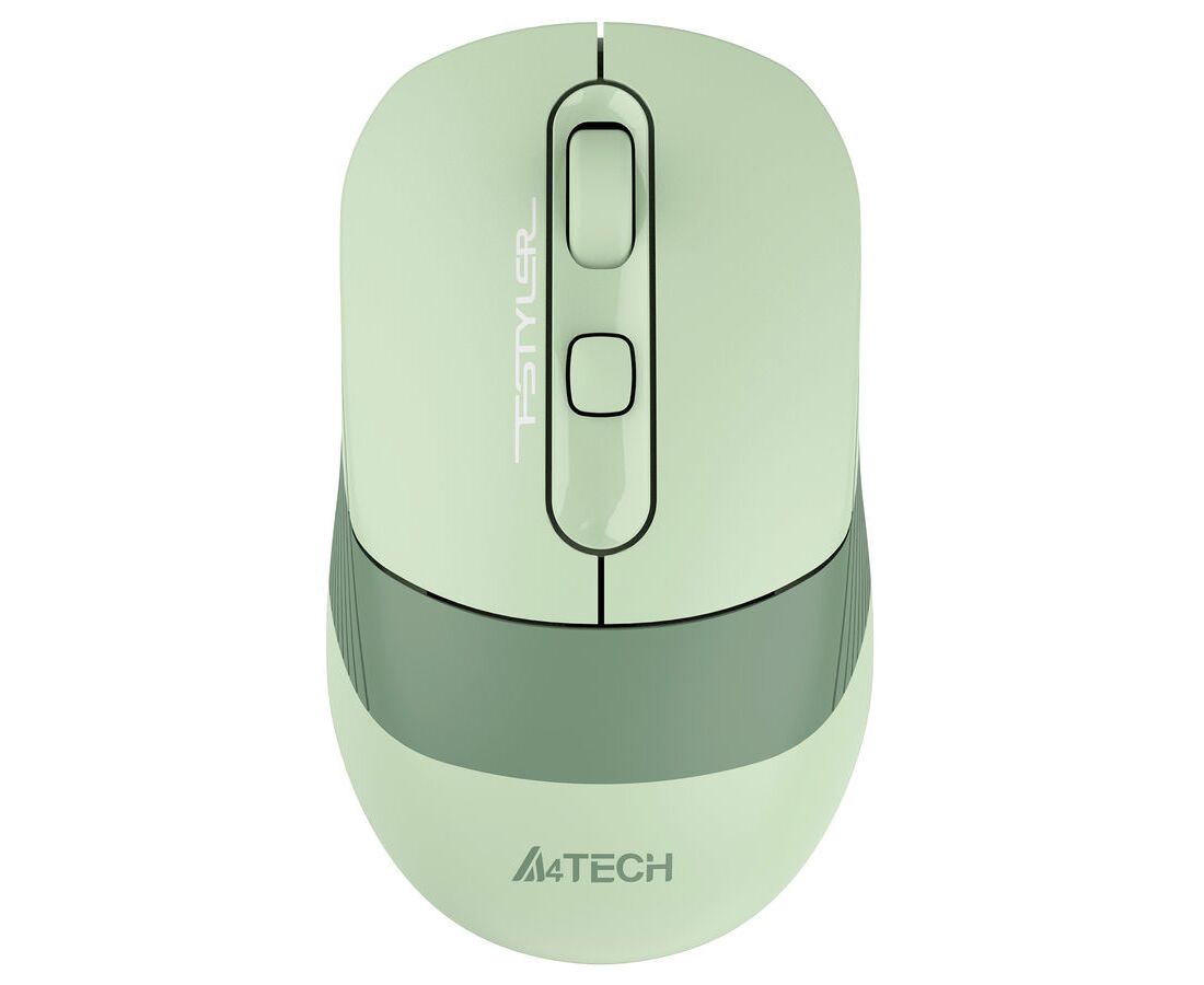 Мышь A4 Tech Fstyler FB10 C зеленый оптич. 2000dpi беспров. BT/Radio USB 4but (FB10 C MATCHA GREEN)