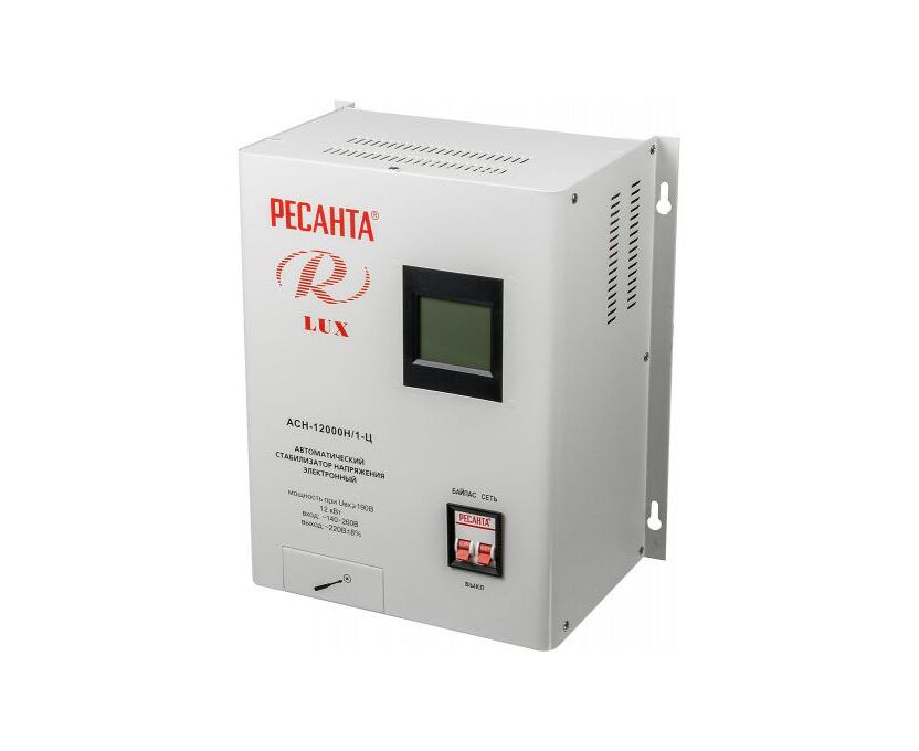 Стабилизатор напряжения Ресанта АСН-12000 Н/1-Ц серый
