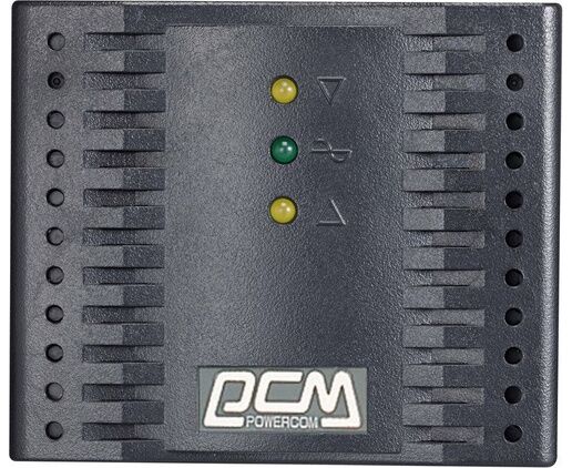 Стабилизатор напряжения Powercom TCA-2000 1000 Вт 2000 ВА черный