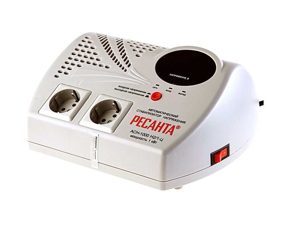 Стабилизатор напряжения Ресанта АСН-1000 Н2/1-Ц серый