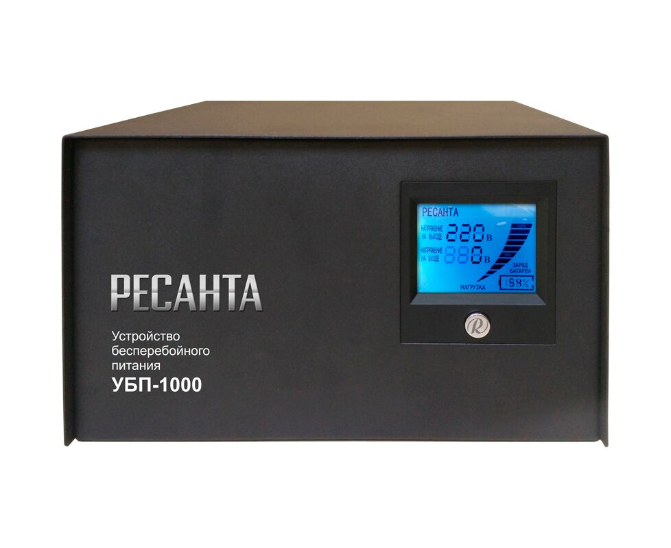Стабилизатор напряжения Ресанта УБП-1000 черный