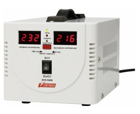 Стабилизатор POWERMAN AVS 500 D, черный