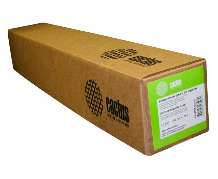Бумага Cactus CS-LFP80-841175 A0/инженерная/белый
