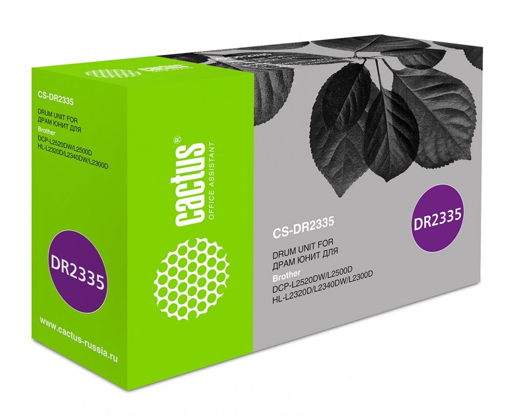 Фотобарабан CACTUS CS-DR2335 L2500 12 K Black