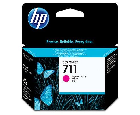 Картридж струйный HP 711 CZ131 A пурпурный (29мл) для HP DJ T120/T520