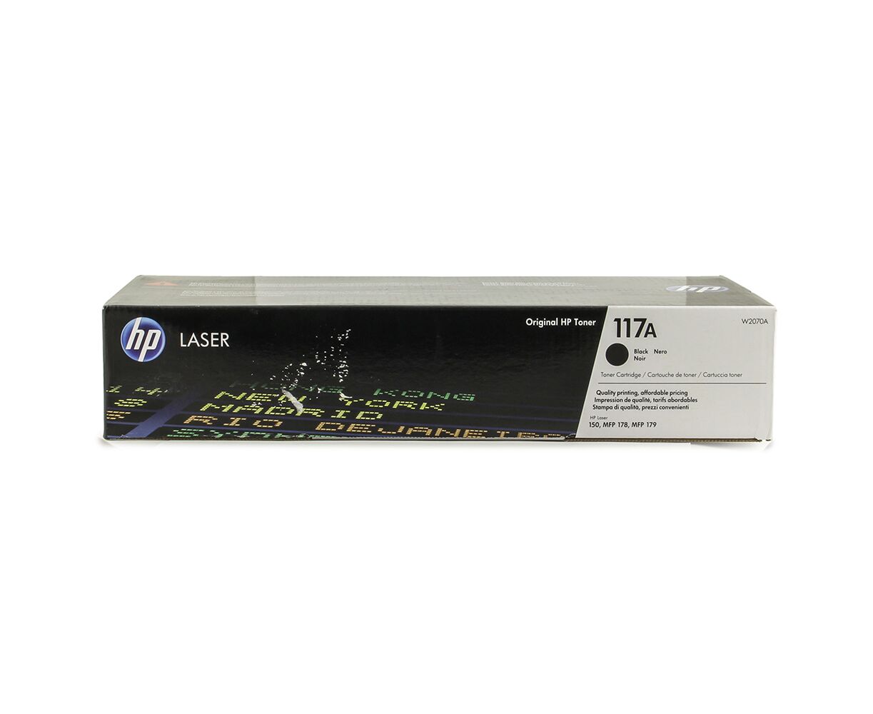 Картридж лазерный HP 117 W2070 A черный (1000стр.) для HP Laser 150/MFP 178/179