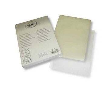 Пленка для ламинирования Fellowes 100мкм A4 (100шт) глянцевая Lamirel (LA-78658)