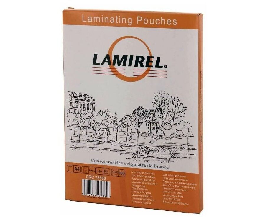 Пленка для ламинирования Lamirel LA-7866001 А4, 125мкм, 100 шт.