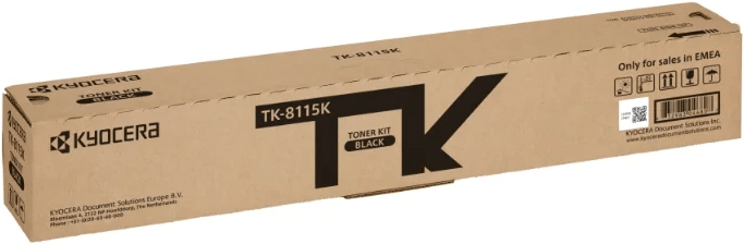 Тонер-картридж Kyocera 1 T02 P30 NL0 TK-8115 K 12 000 стр. Black для M8124cidn/M8130cidn