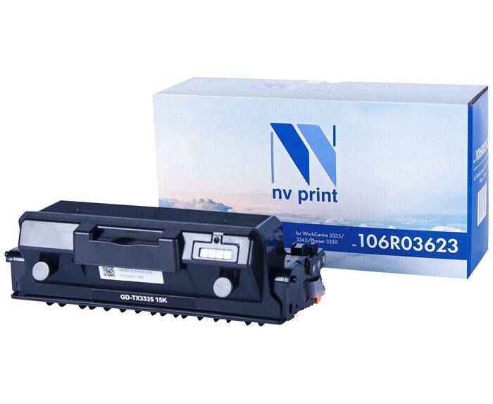 Тонер-картридж совместимый NV Print NV-106 R03623 Xerox 106 R03623 для Work Centre 3335/3345/Phaser 3330 (15000k)