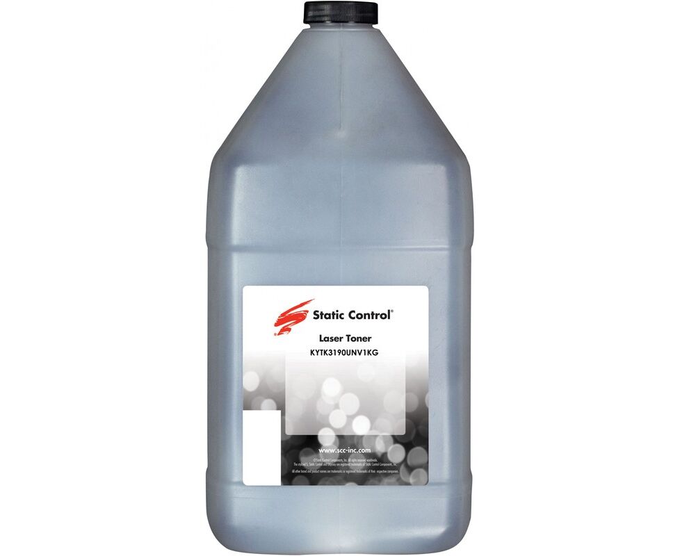 Тонер Static Control KYTK3190 UNV1 KG черный для Kyocera FS-4200 DN/FS-4300 DN; ECOSYS M3550idn