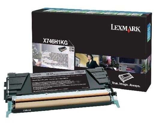 Тонер-картридж Lexmark X746 H1 KG черный для X746den X748den X748dte 12к
