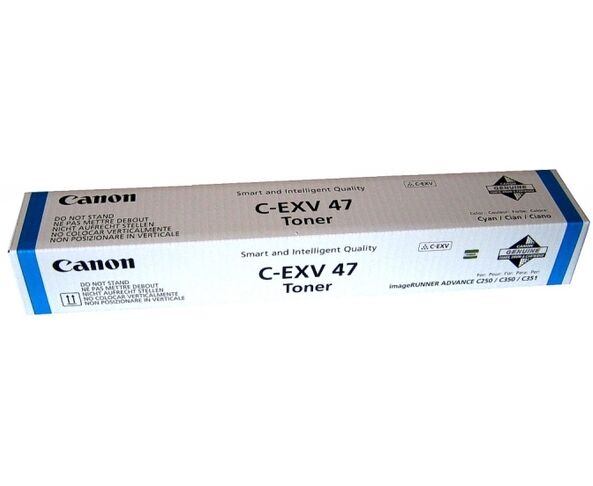 Тонер-картридж Canon C-EXV47 C 8517 B002 голубой для принтера i R-ADV С351i F/C350i/C250i
