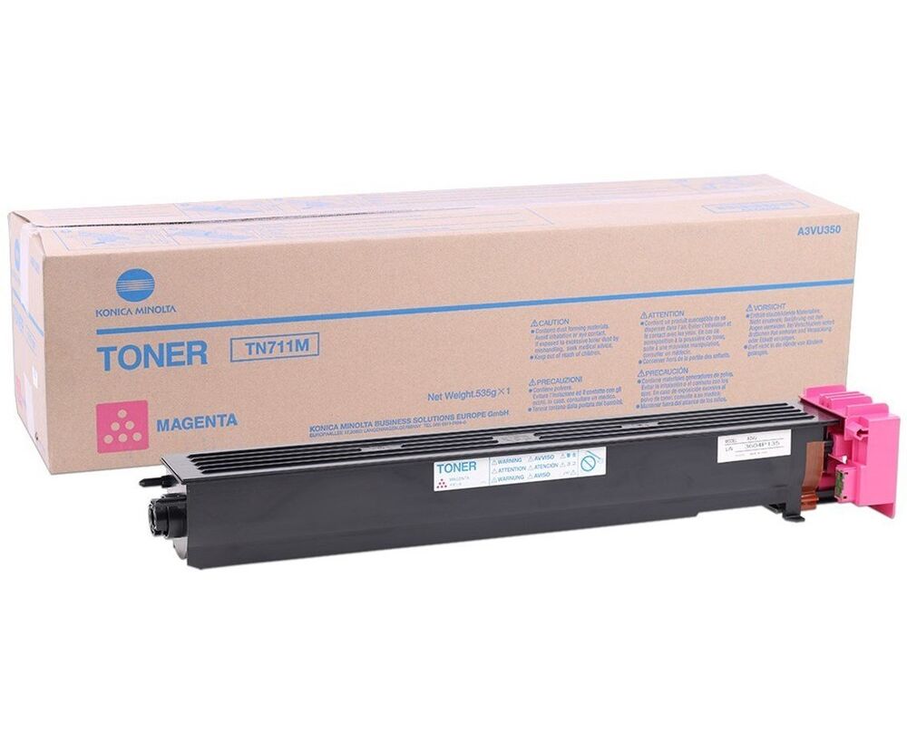 Тонер Konica-Minolta bizhub (A3 VU350) C654/754/Pro C754 красный TN-711 M