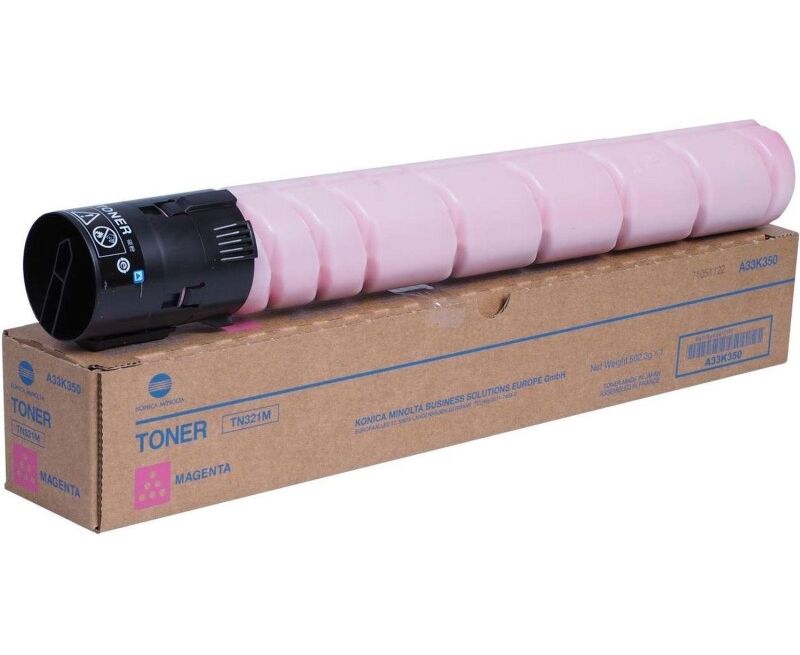 Тонер Konica-Minolta bizhub (A33 K350) C224/284/364 красный TN-321 M