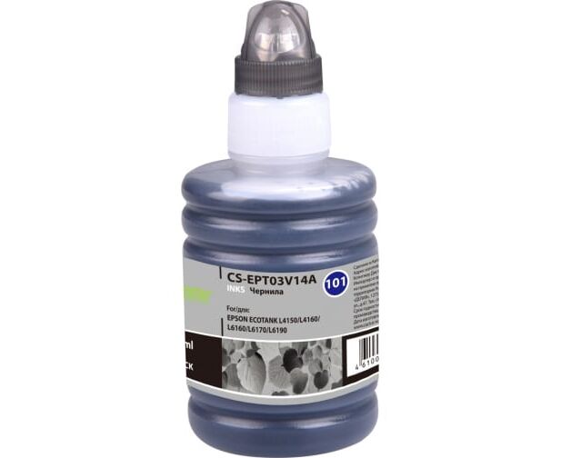 Чернила Cactus CS-EPT03 V14 A 101 BK черный пигментный 127мл для Epson L4150/L4160/L6160/L6170