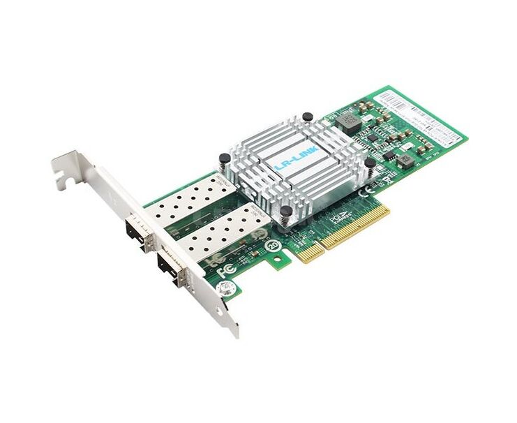 Сетевой адаптер Lr-Link LREC9802 BF-2 SFP + PC Ie 2.0 x8, Intel 82599 ES, 2*SFP+ 10 G NIC Card (300706)