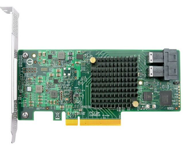 Контроллер ACD SAS3008-8 R PC Ie 3.0 x8 LP, SAS/SATA 12 G, RAID 0,1,10,1 E,JBOD, 8port (2*int SFF8643), 3008 ROC RTL