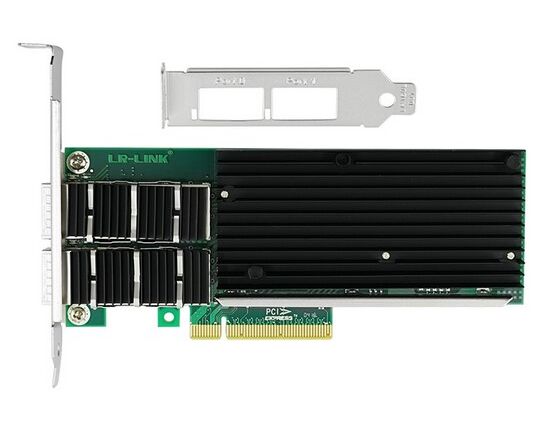 Сетевой адаптер LR-LINK LREC9902 BF-2 QSFP+ PCIE 40 G Fiber 2 QSFP+