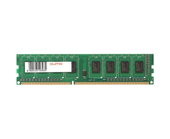 ОЗУ QUMO QUM3 U-2 G1600 T11 L DDR3 DIMM 2 GB (PC3-12800) 1600 M Hz 1.35 V