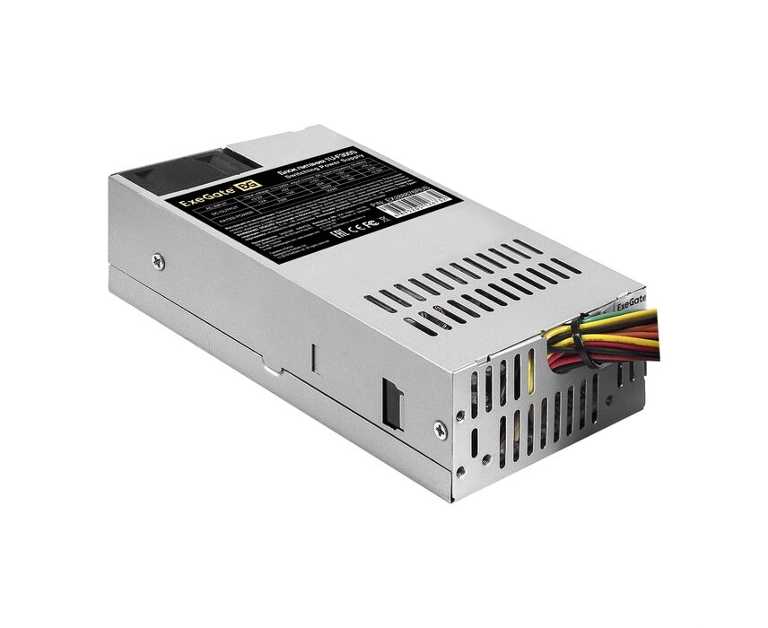 Блок питания Exe Gate F300 S EX288876 RUS 300 W (Flex ATX, for ITX case, 4cm fan, 20+4pin, 4рin, 3x SATA, 2x IDE)