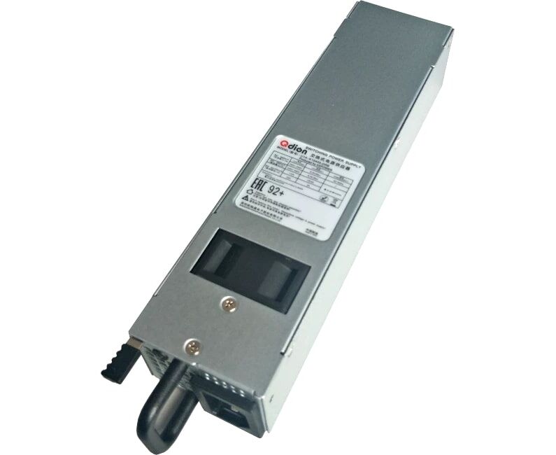 Блок питания Qdion U1 A-K10400-DRB 1 U Slim 400 W (ШВГ=50.5*40*196mm), 80+ Golg, Oper.temp 0 C~50 C, AC/DC dual input