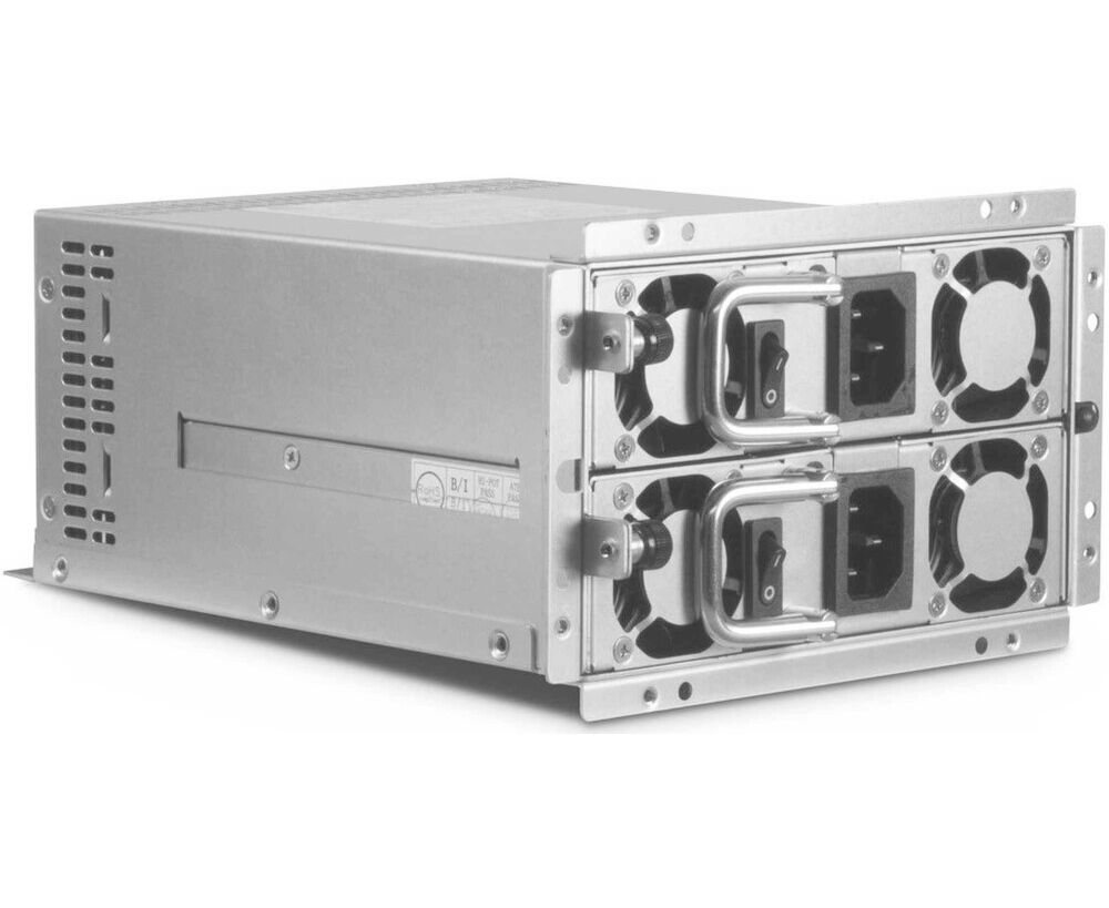 Блок питания Procase GRP700 с резервированием PS2+ ATX(700 W+700 W(1+1)),КПД-89+ Silver,185*150*86mm,Активный PFC,+5 B-30 A,+12 B-58 A,+3,3 B-30 A,-12 V-1 A