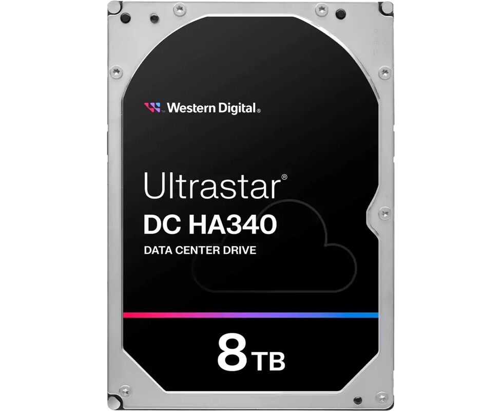 HDD WD Ultrastar DC HA340 WUS721208 BLE604 SATA Server 8 Tb 7200 6 Gb/s 256 MB