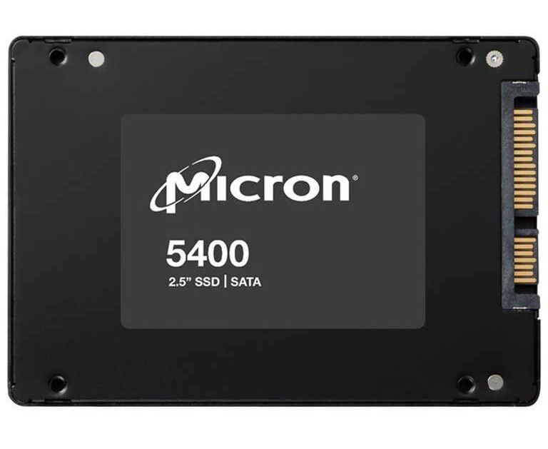 SSD Micron 5400 Pro (MTFDDAK960 TGA-1 BC1 ZABYY) 960 GB SATA 2.5" 3 D TLC R540/W520 MB/s MTTF 3 М 95000/33000 IOPS 1.5 DWPD, 1 year, OEM
