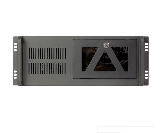 Корпус Procase B441-B-0 черный 4 U глубина 450мм, внешн 2x5.25, 1x3.5, внутр 7x HDD, MB 12"x9,6", без Б/П PS2