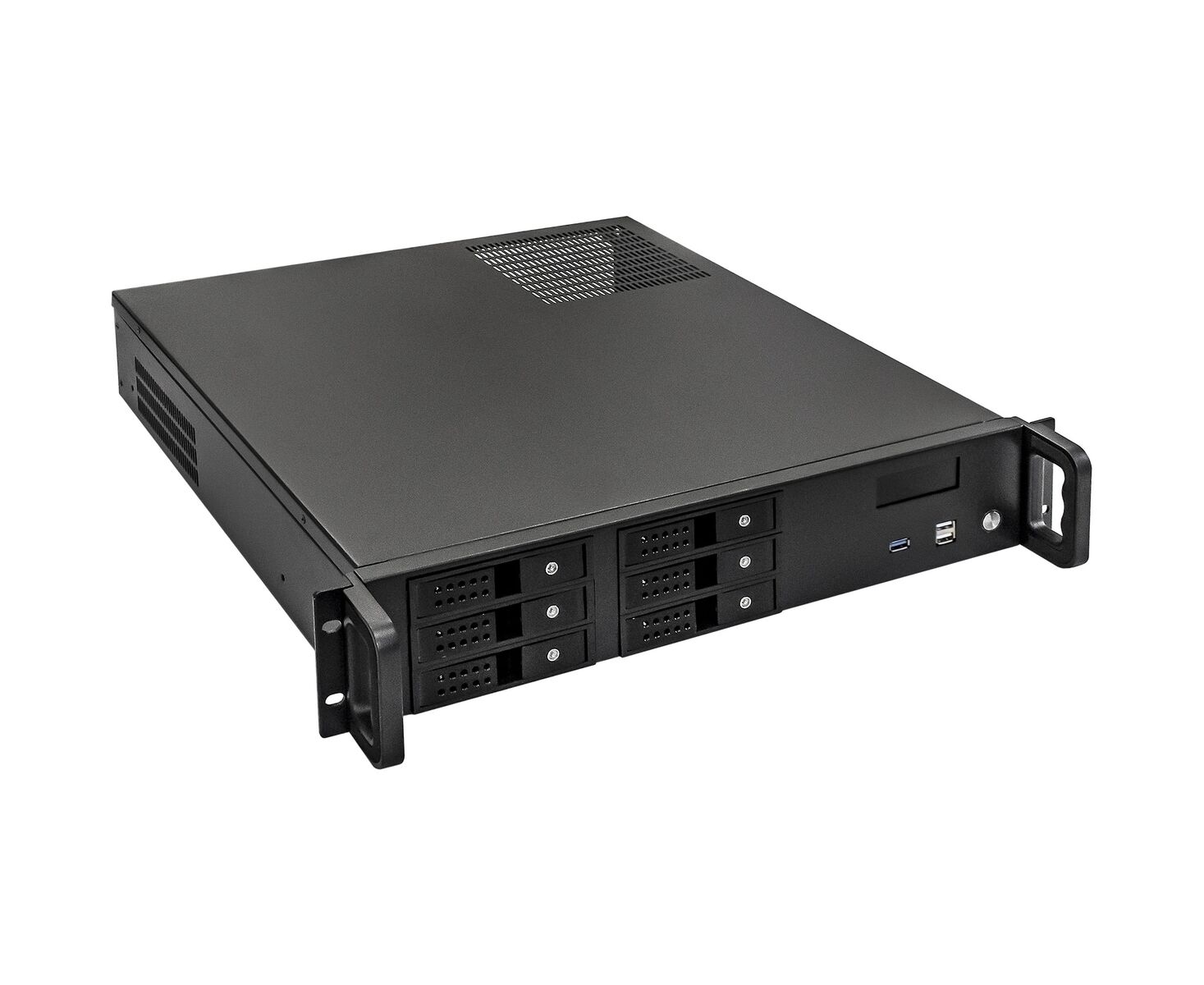 Корпус Exegate Pro 2 U480-HS06 EX279756 RUS RM 19", высота 2 U, глубина 480, БП 800 ADS, 6x Hot Swap, USB