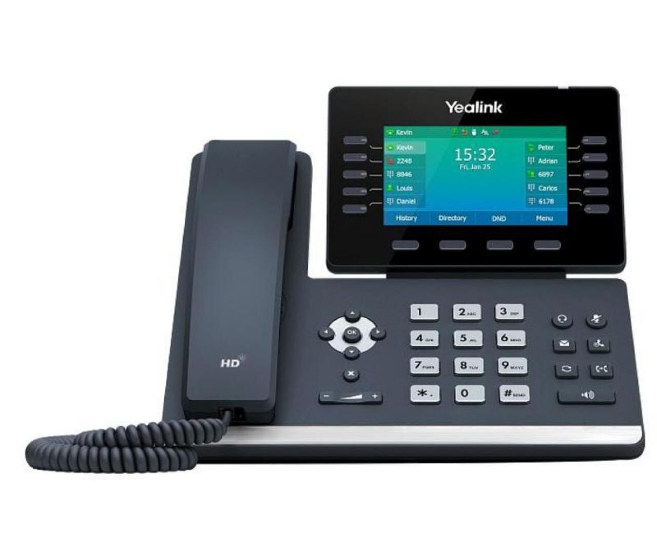 Телефон SIP Yealink SIP-T54 W черный