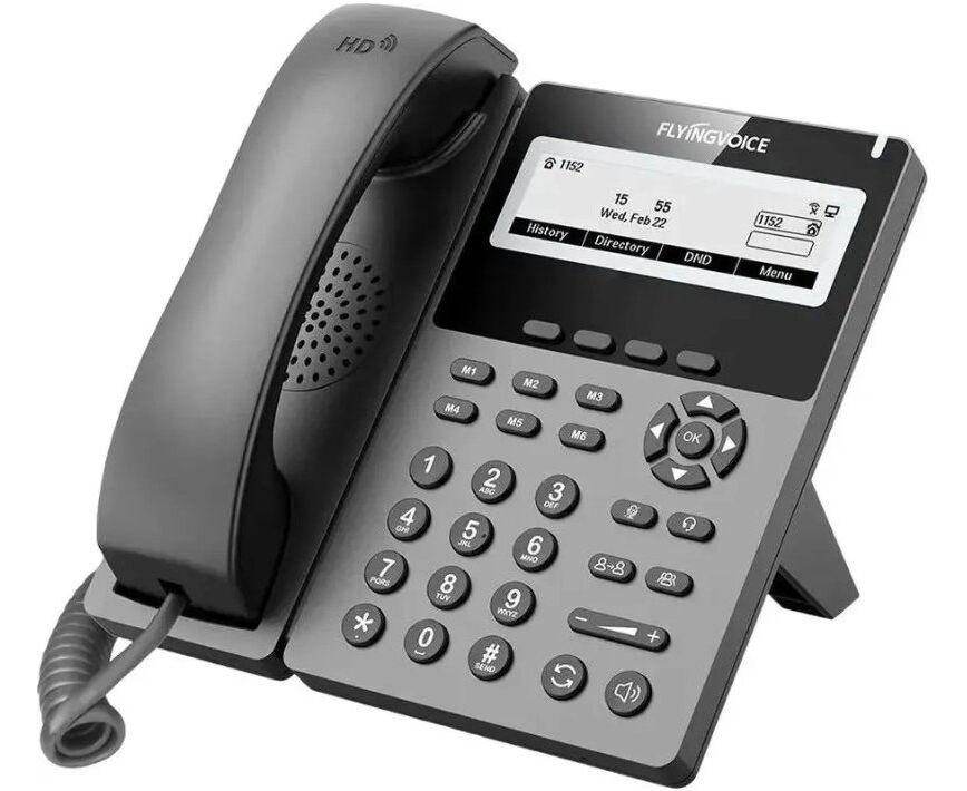 Телефон IP Flyingvoice P22 G серый