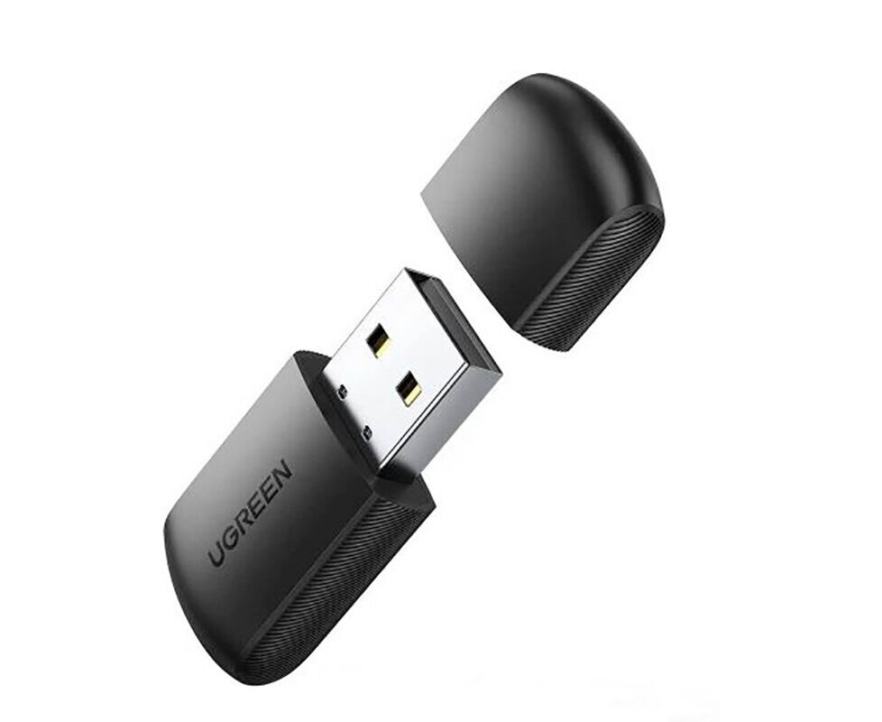 Адаптер UGREEN CM448 20204 AC650 11ac Dual-Band Wireless USB Adapter Black