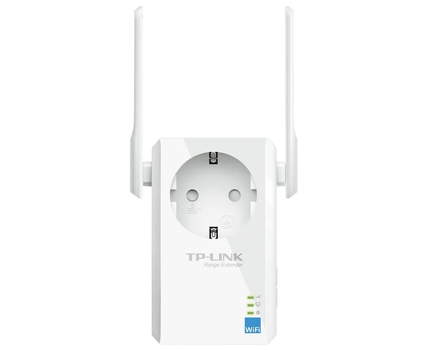 TP-LINK TL-WA860 RE, Wi-Fi Усилитель, 300 Mbps, со встроенной розеткой, 2.4 G Hz, 802.11n/g/b, 2 fixed Antennas