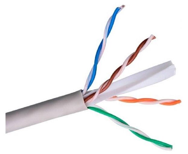 Витая пара Exegate UTP4-C6-CU-S23-IN-PVC-GY-305 (EX281813 RUS) UTP 4 пары кат.6 медь, 23 AWG, бухта 305м, серый PVC