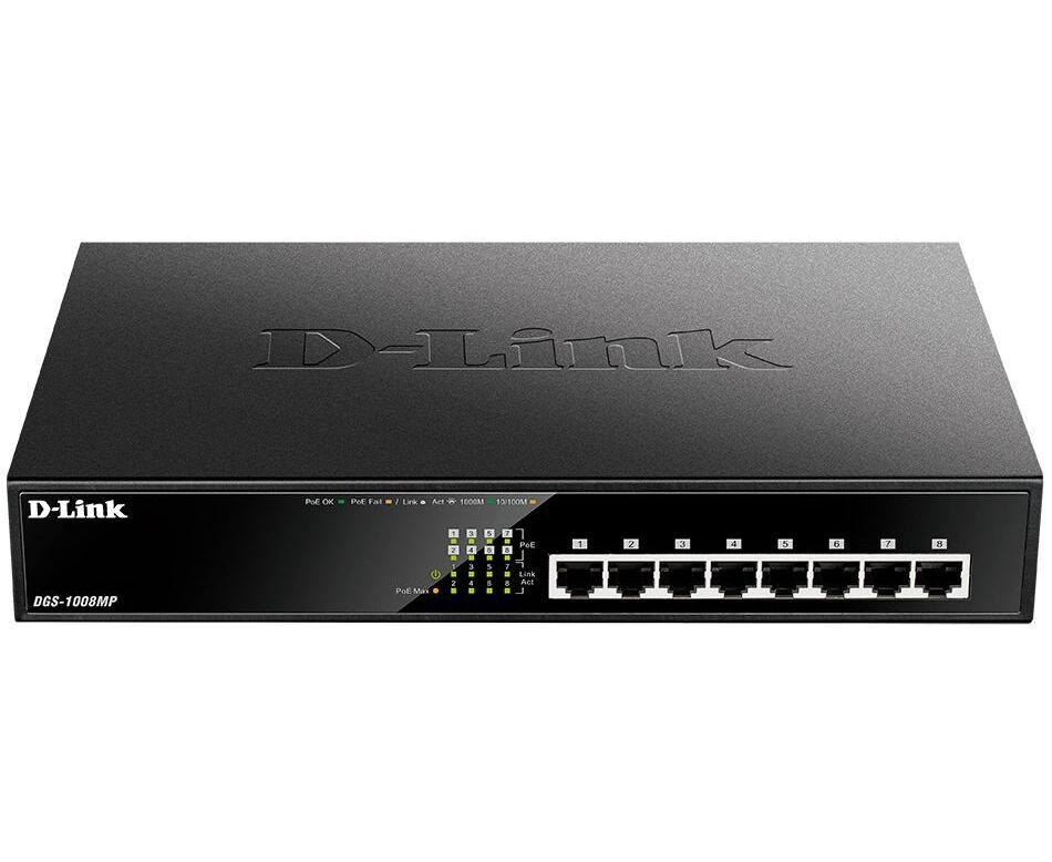 Коммутатор D-Link DGS-1008 MP/B1 A