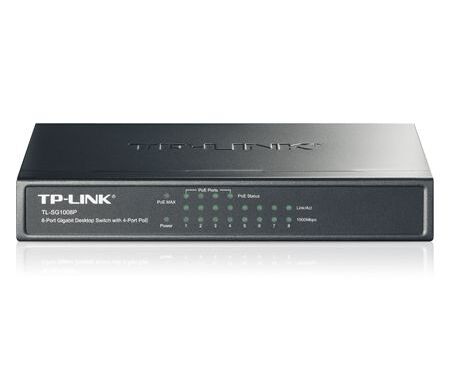 TP-Link SMB TL-SG1008 P 8-портовый гигабитный настольный коммутатор с 4 портами Po E